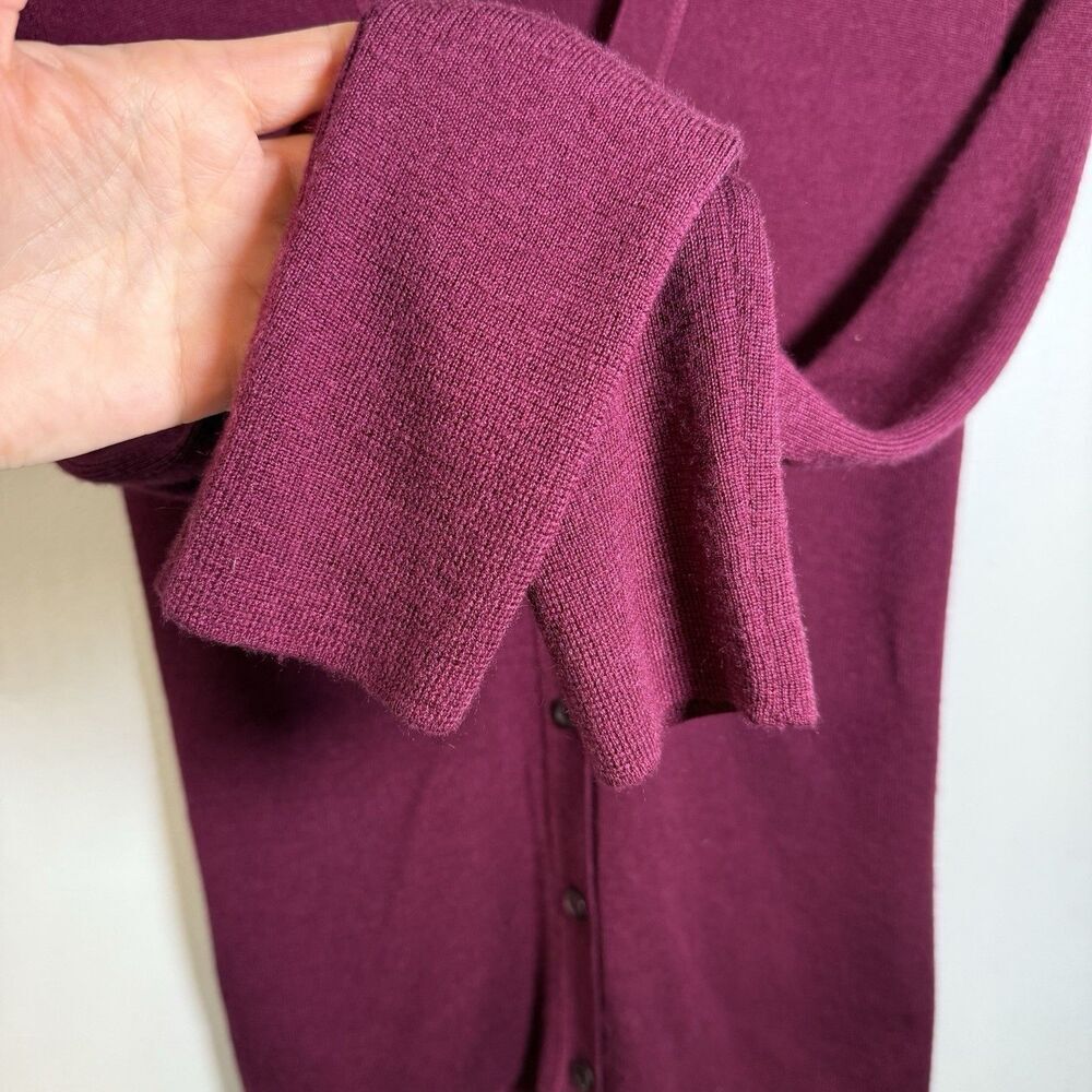Prada Knit Burgundy Cardigan Size IT 38 EUC - Picture 10 of 11